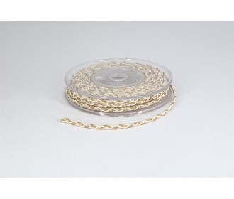 ΚΟΡΔΟΝΙ ΡΕΓΙΟΝ ΜΕΤΑΛΛΙΚΟ ΠΛΕΞΟΥΔΑ 4MMX10MET WHITE-GOLD MET ΚΟΡΔΟΝΙ ΡΕΓΙΟΝ ΜΕΤΑΛΛΙΚΟ ΠΛΕΞΟΥΔΑ 4MMX10MET WHITE-GOLD MET