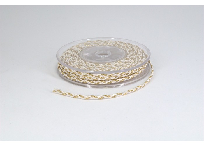 ΚΟΡΔΟΝΙ ΡΕΓΙΟΝ ΜΕΤΑΛΛΙΚΟ ΠΛΕΞΟΥΔΑ 4MMX10MET WHITE-GOLD MET ΚΟΡΔΟΝΙ ΡΕΓΙΟΝ ΜΕΤΑΛΛΙΚΟ ΠΛΕΞΟΥΔΑ 4MMX10MET WHITE-GOLD MET