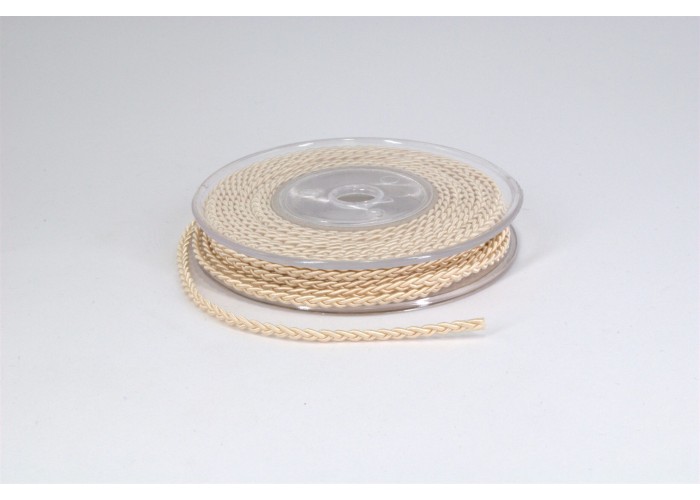 ΚΟΡΔΟΝΙ ΡΕΓΙΟΝ ΜΕΤΑΛΛΙΚΟ ΠΛΕΞΟΥΔΑ 4MMX10MET IVORY