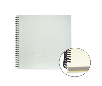 Άλμπουμ λευκό σπιράλ 30x30εκ. 20φ. 250γρ