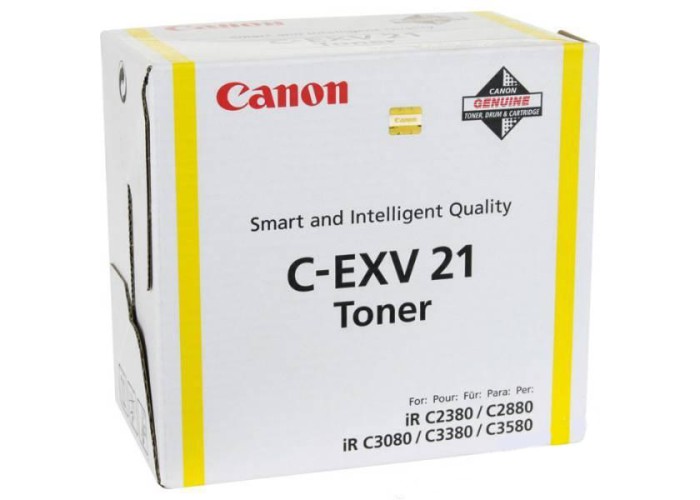 Canon C-EXV21 Toner Laser Εκτυπωτή Κίτρινο 14000 Σελίδων (0455B002) Canon C-EXV21 Toner Laser Εκτυπωτή Κίτρινο 14000 Σελίδων (0455B002)