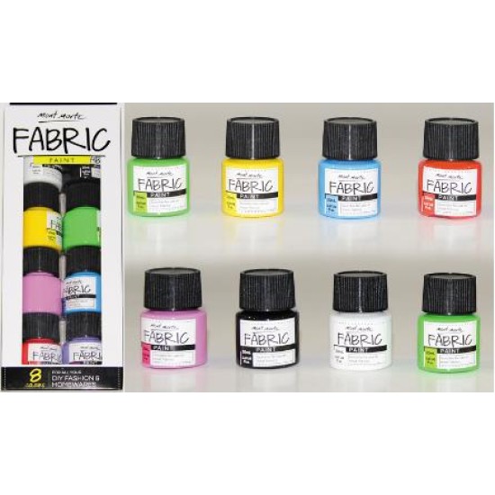 ΣΕΤ 8 ΧΡΩΜΑΤΩΝ ΓΙΑ ΥΦΑΣΜΑΤΑ 20ml ΣΕΤ 8 ΧΡΩΜΑΤΩΝ ΓΙΑ ΥΦΑΣΜΑΤΑ 20ml