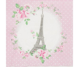 Χαρτοπετσέτα decoupage 33x33cm Άιφελ Χαρτοπετσέτα decoupage 33x33cm Άιφελ