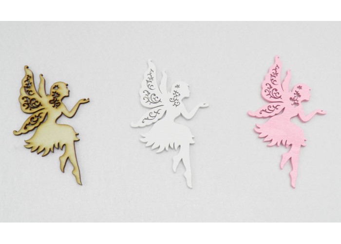 Ξύλινη νεράιδα μεσαία 12cm x 6,7cm Ξύλινη νεράιδα μεσαία 12cm x 6,7cm