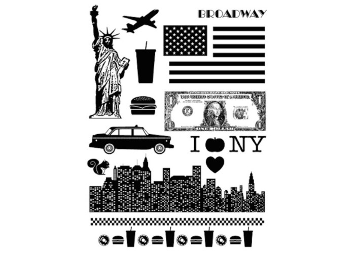 Σφραγίδα ακρυλική NewYork Σφραγίδα ακρυλική NewYork