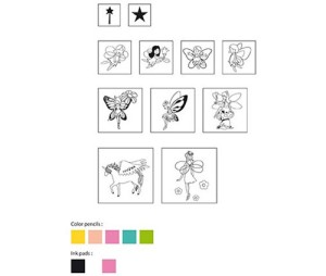 Σετ σφραγίδες Νεράϊδες ( +μελανάκια & μολύβια) Σετ σφραγίδες Νεράϊδες ( +μελανάκια & μολύβια)