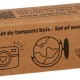 Σφραγίδες ,σετ travel 2cm x 2.5cm 3τεμ Σφραγίδες ,σετ travel 2cm x 2.5cm 3τεμ