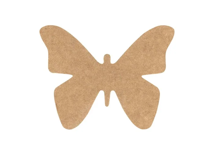 Πεταλούδα από χαρτόνι 9cmx7cm 24τεμ - kraft