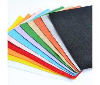 Σετ τσόχες 1mm Α4 σε 12 χρώματα 