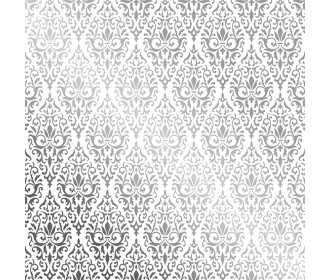 Ημιδιάφανο χαρτί (tracing paper) με μεταλλικές λεπτομέρειες ασημί (damask) Ημιδιάφανο χαρτί (tracing paper) με μεταλλικές λεπτομέρειες ασημί (damask)