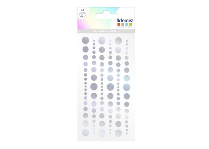 Αυτοκόλλητοι κύκλοι Holographic 408τεμ