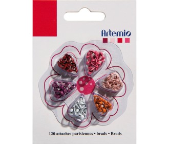 Mini Brads 3mm 120τεμ - κόκκινο  Mini Brads 3mm 120τεμ - κόκκινο