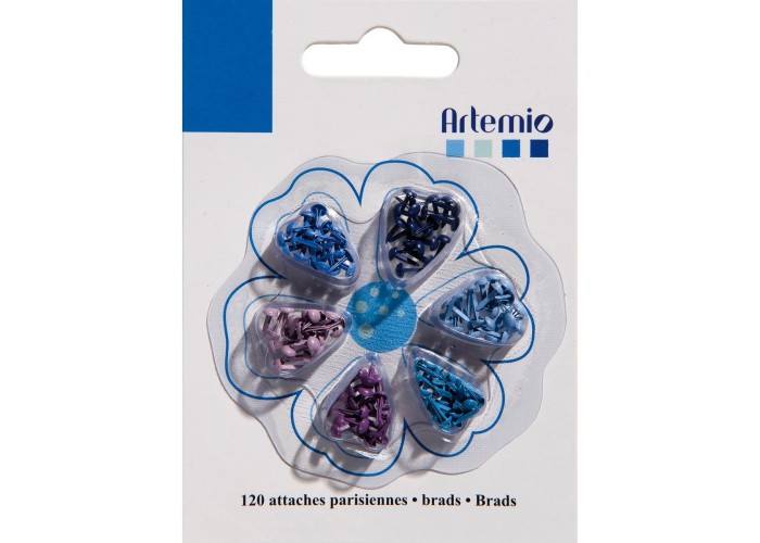 Mini Brads 3mm 120τεμ - μπλε