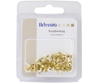 Διπλόκαρφα χρυσά 100τεμ Διπλόκαρφα χρυσά 100τεμ