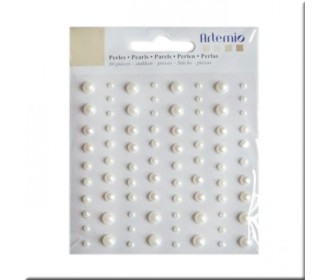 Πέρλες αυτοκόλλητες mix μεγέθη 80τεμ Πέρλες αυτοκόλλητες mix μεγέθη 80τεμ