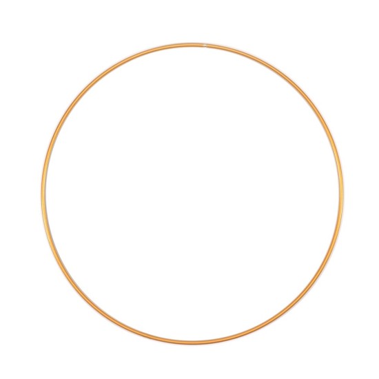 Μεταλλικό Στεφάνι Χρυσό 25cm 3mm Μεταλλικό Στεφάνι Χρυσό 25cm 3mm