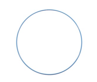 Μεταλλικό στεφάνι μπλε 25cm 3mm Μεταλλικό στεφάνι μπλε 25cm 3mm