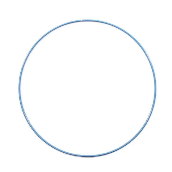 Μεταλλικό στεφάνι μπλε 25cm 3mm