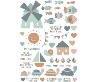 Artemio Rub on Stickers A5 Pretty Nursery Rhymes Artemio Rub on Stickers A5 Pretty Nursery Rhymes