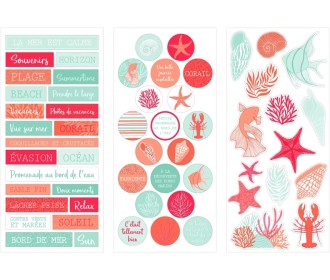 Artemio αυτοκόλλητα 10,5x23cm Corail Artemio αυτοκόλλητα 10,5x23cm Corail