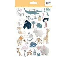 Artemio Rub on Stickers A5 Pretty Safari Artemio Rub on Stickers A5 Pretty Safari