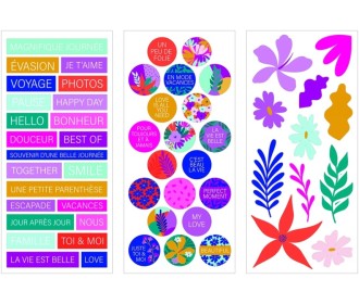 Artemio αυτοκόλλητα 10,5x23cm Color Block Artemio αυτοκόλλητα 10,5x23cm Color Block