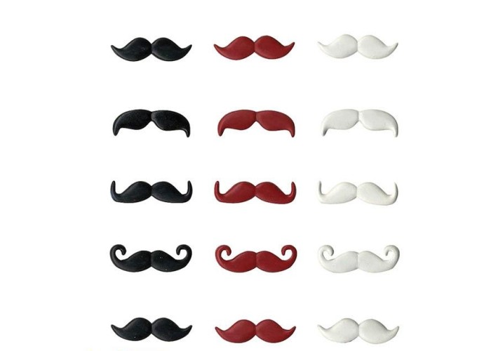 Διακοσμητικά διπλόκαρφα Μοustache Διακοσμητικά διπλόκαρφα Μοustache