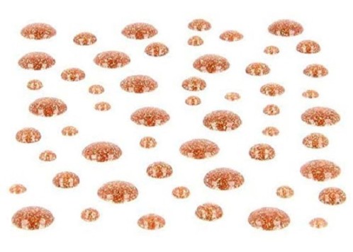 Αυτοκόλλητες πέρλες με glitter copper 54τεμ Αυτοκόλλητες πέρλες με glitter copper 54τεμ
