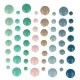 Points Αυτοκόλλητες Pastel My Little Xmas 64τεμ