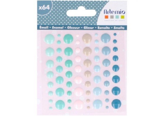 Points Αυτοκόλλητες Pastel My Little Xmas 64τεμ