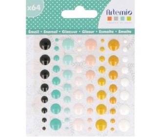 Points Αυτοκόλλητες Pastel Good Vibes 64τεμ Points Αυτοκόλλητες Pastel Good Vibes 64τεμ