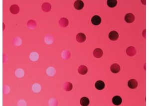 Χαρτόνι Scrapbooking 30cm x 30cm 216gr φουξ + μεταλλικές λεπτομέριες πουά Χαρτόνι Scrapbooking 30cm x 30cm 216gr φουξ + μεταλλικές λεπτομέριες πουά