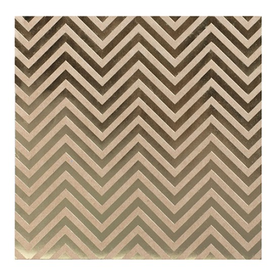 Χαρτόνι Scrapbooking 30cm x 30cm 216gr κραφτ & μεταλλικές λεπτομέριες Chevron Χαρτόνι Scrapbooking 30cm x 30cm 216gr κραφτ & μεταλλικές λεπτομέριες Chevron