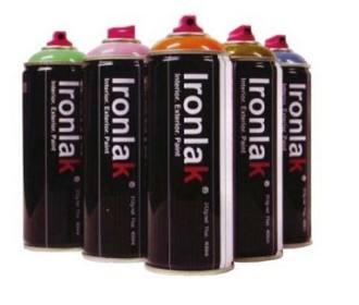 Ironlak σπρέυ graffiti 400ml Ironlak σπρέυ graffiti 400ml
