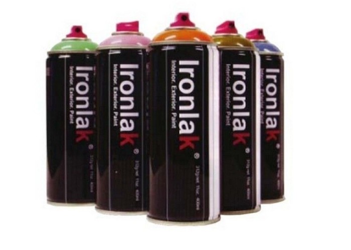 Ironlak σπρέυ graffiti 400ml Ironlak σπρέυ graffiti 400ml
