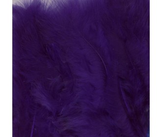 Φτερά Μαραμπού  8,5-12,5cm 15τεμ μωβ