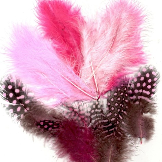 Πούπουλα mix Girl 5-13cm 18τεμ Πούπουλα mix Girl 5-13cm 18τεμ