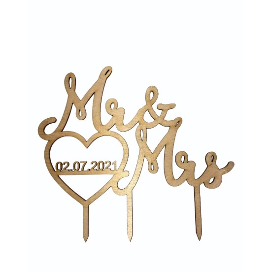 Cake Topper #7 18 εκ. μήκος