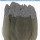 Γκρι Φτερά Με Glitter 6τεμ 11,5cm