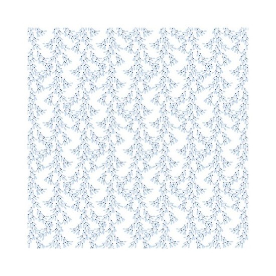 Τσόχα γαλάζια κλαδιά 1mm 30x30cm