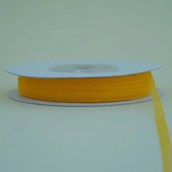 Κορδέλα οργαντίνα κίτρινο 3mm 50m