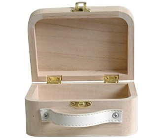 Ξύλινο βαλιτσάκι 13 x 9,5 x 6cm Ξύλινο βαλιτσάκι 13 x 9,5 x 6cm