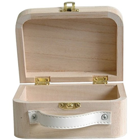 Ξύλινο βαλιτσάκι 13 x 9,5 x 6cm Ξύλινο βαλιτσάκι 13 x 9,5 x 6cm
