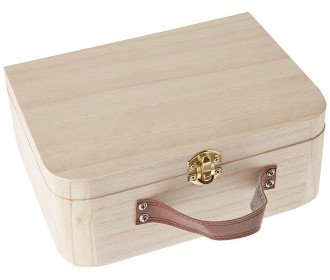 Ξύλινο βαλιτσάκι  23 x 17 x9 cm  Ξύλινο βαλιτσάκι  23 x 17 x9 cm