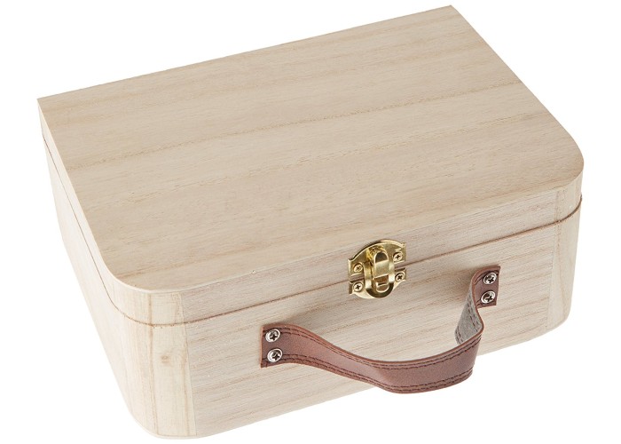 Ξύλινο βαλιτσάκι 23 x 17 x9 cm Ξύλινο βαλιτσάκι 23 x 17 x9 cm