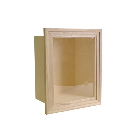 Ξύλινο κουτί με βάθος και παράθυρο 23.5 x 28.5 x 14cm Ξύλινο κουτί με βάθος και παράθυρο 23.5 x 28.5 x 14cm