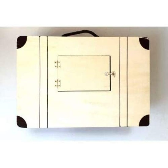 Ξύλινο κουτί ευχών, βαλίτσα 35x15x23cm Ξύλινο κουτί ευχών, βαλίτσα 35x15x23cm