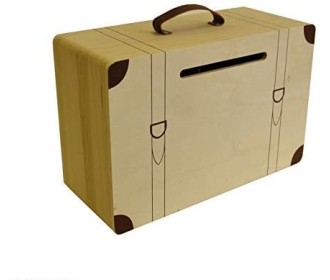 Ξύλινο κουτί ευχών, βαλίτσα 35x15x23cm Ξύλινο κουτί ευχών, βαλίτσα 35x15x23cm