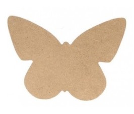 Ξύλινη πεταλούδα MDF 15cm