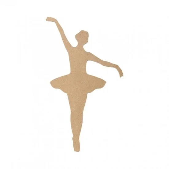 Ξύλινη χορεύτρια Mdf 15cm